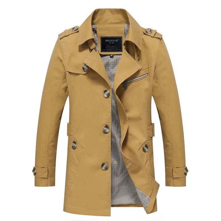 Men's Long Trench Coat | Winter
