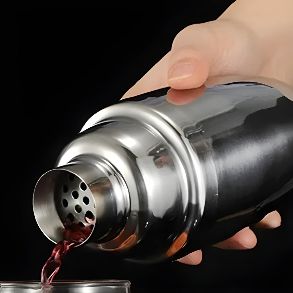 10-Piece High-Quality Stainless Steel Cocktail Shaker Set – Ideal for Mixed Drinks and Gatherings