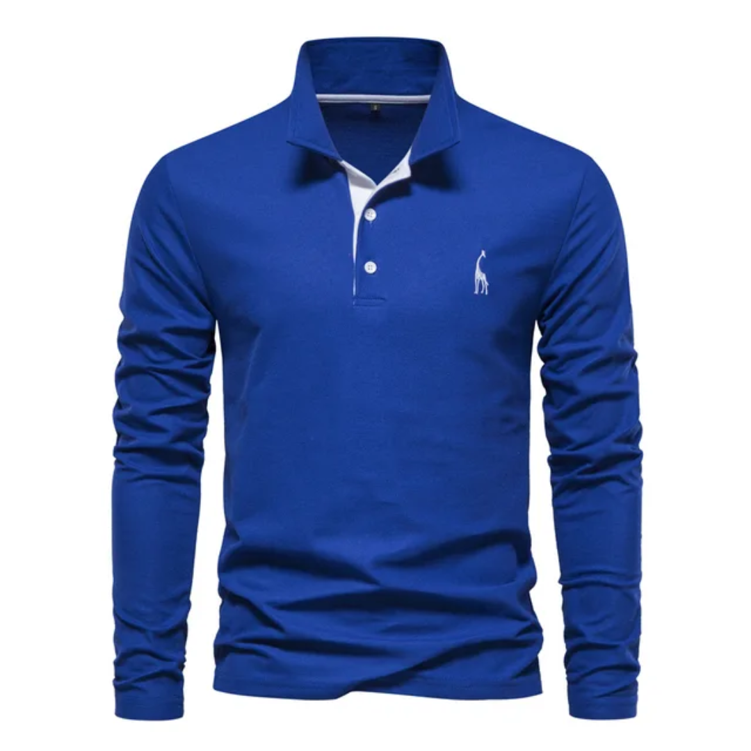 Men's Golf Long Sleeve Polo Shirt | Casual