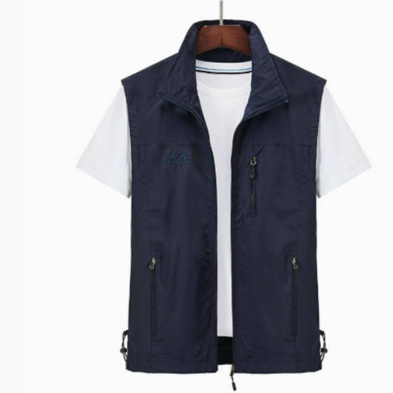 Men's Short Vest | Zipper