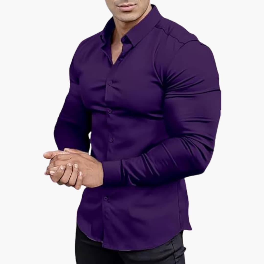Men's Classic Long Sleeve Shirt | Slim Fit