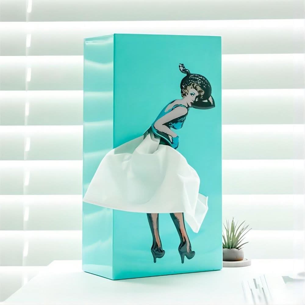 Whimsical Rock-Inspired Tissue Box for Unique Home Decor