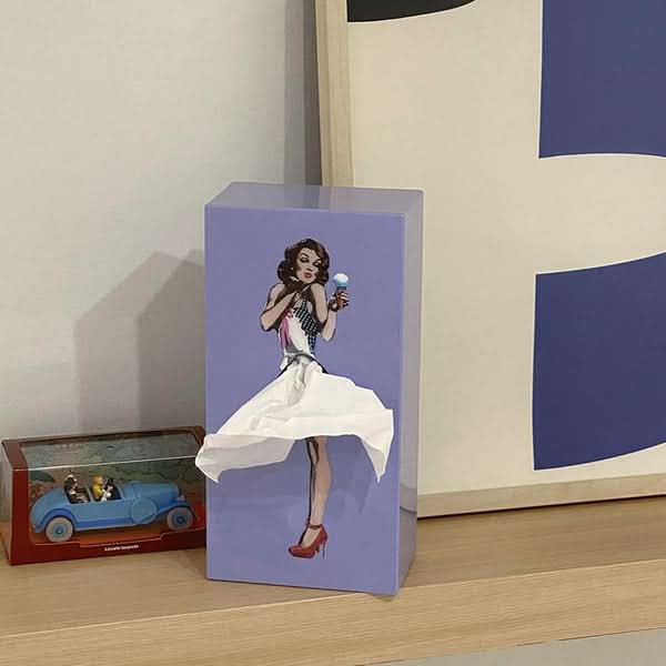 Whimsical Rock-Inspired Tissue Box for Unique Home Decor
