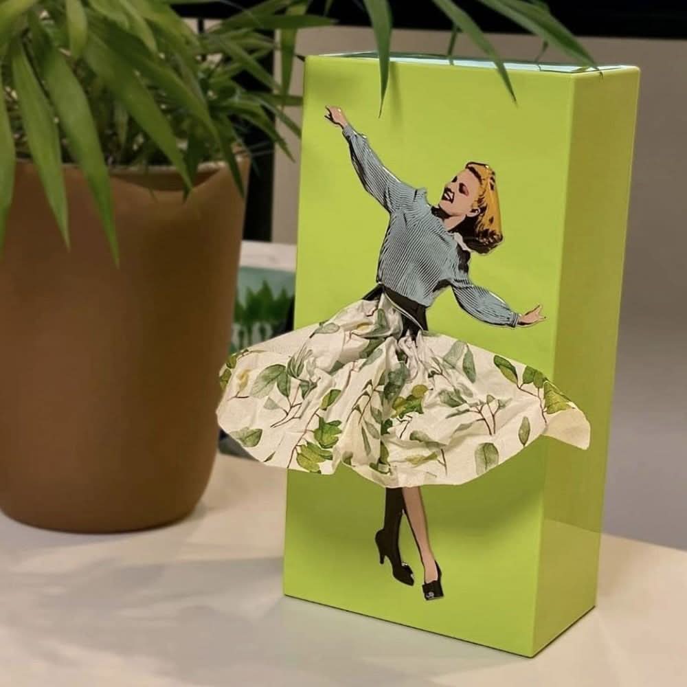 Whimsical Rock-Inspired Tissue Box for Unique Home Decor