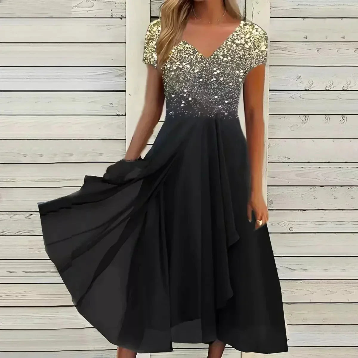 Women's Cocktail Festive Dress | Chiffon
