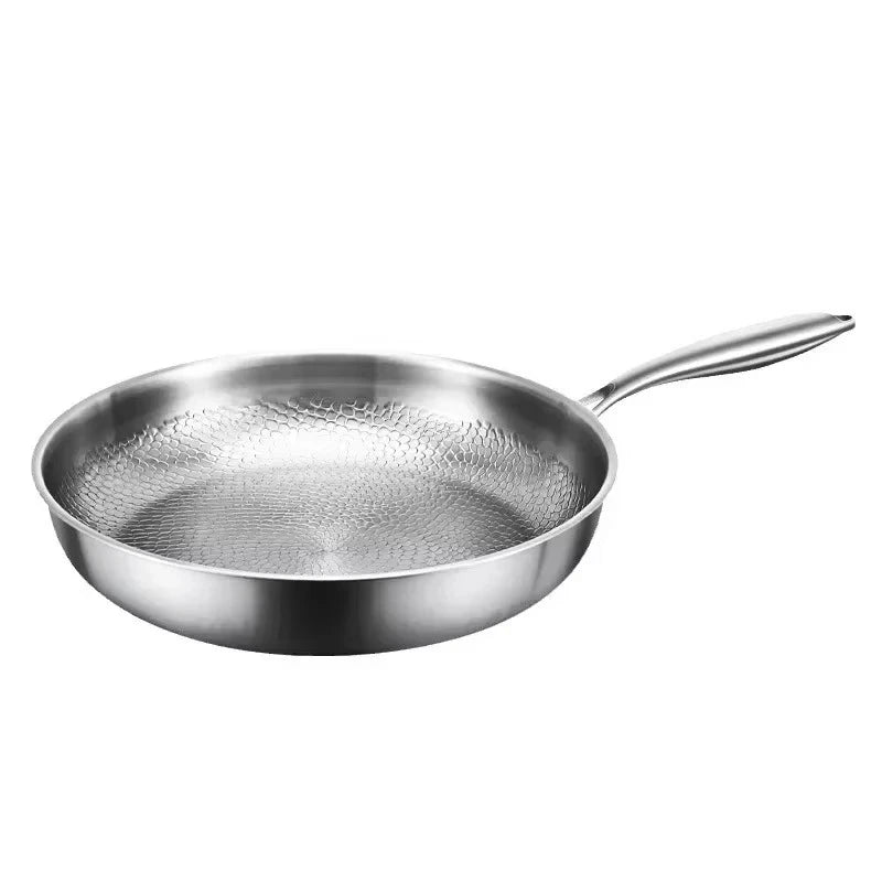 Non-Stick Hammered Titanium Frying Pan for Induction Cooktops and Daily Cooking