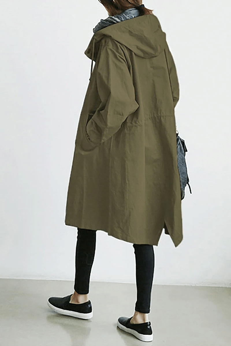 Women's Hooded Long Winter Jacket | Waterproof