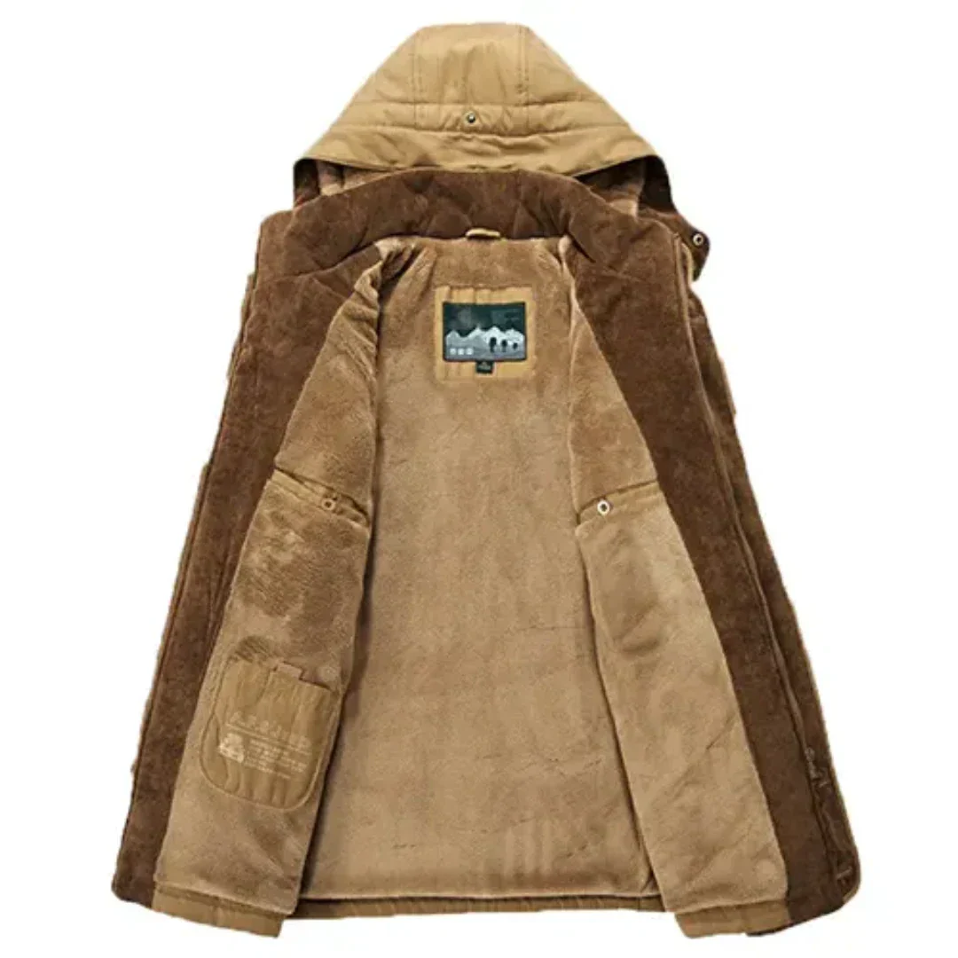 Men's Long Winter Jacket | Warm