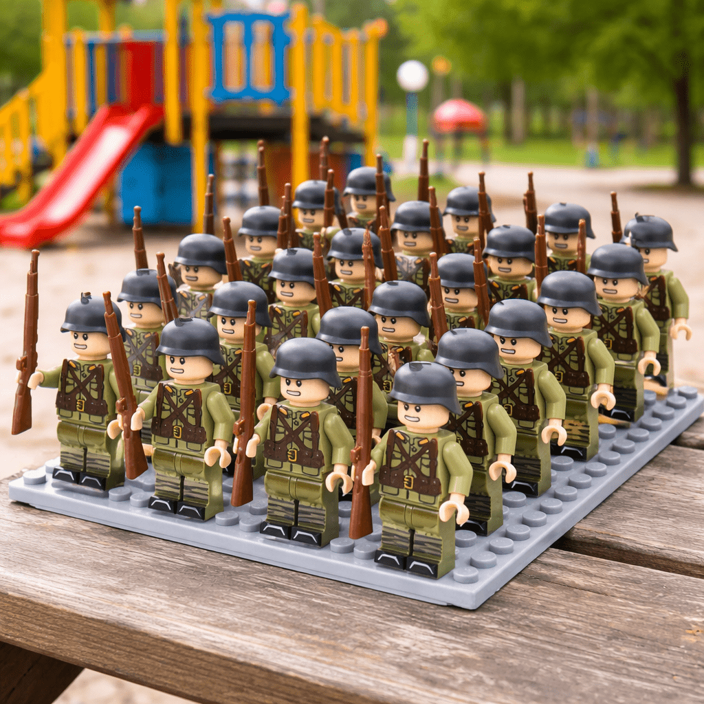 21-Piece Building Figure Set for Children and Collectors