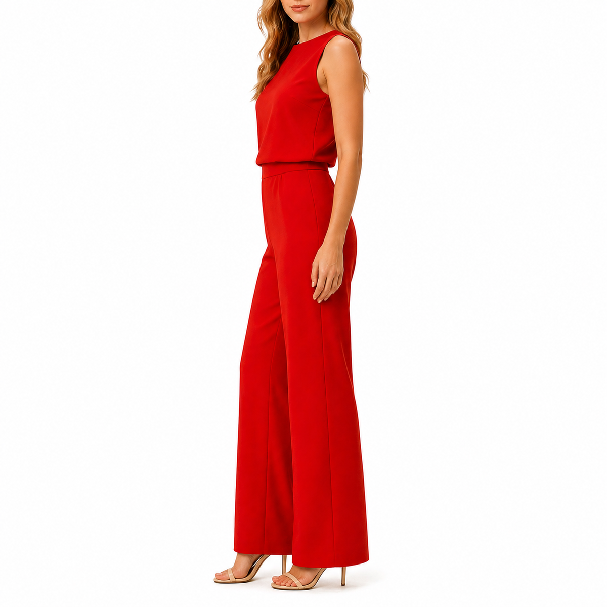 Women’s Casual Wide Leg Jumpsuit | Sleeveless