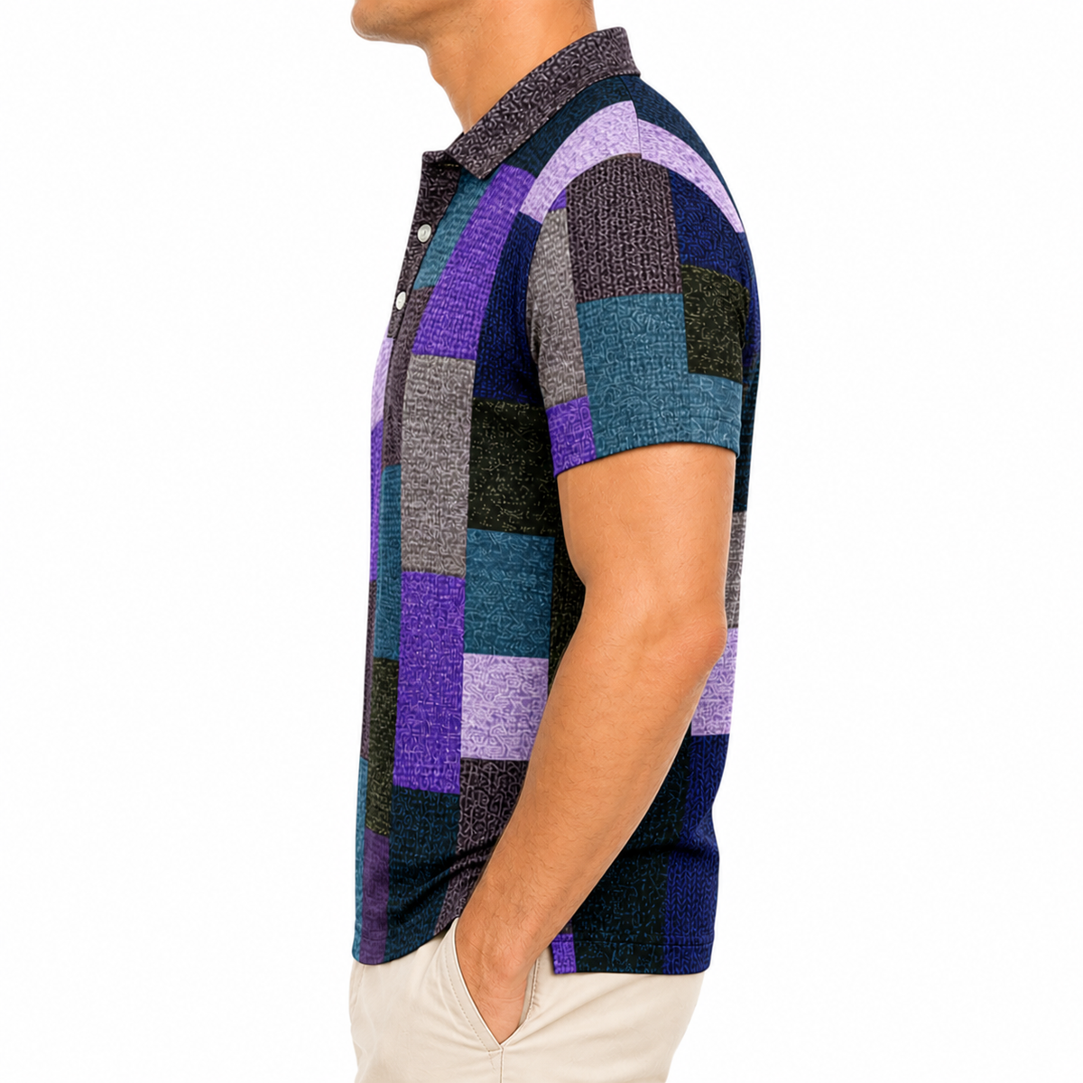 Men’s Casual Retro Polo Shirt | Short Sleeve