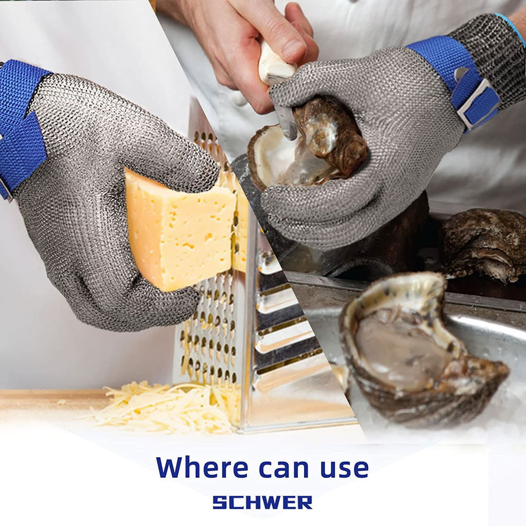 High Cut-Resistant Stainless Steel Safety Gloves