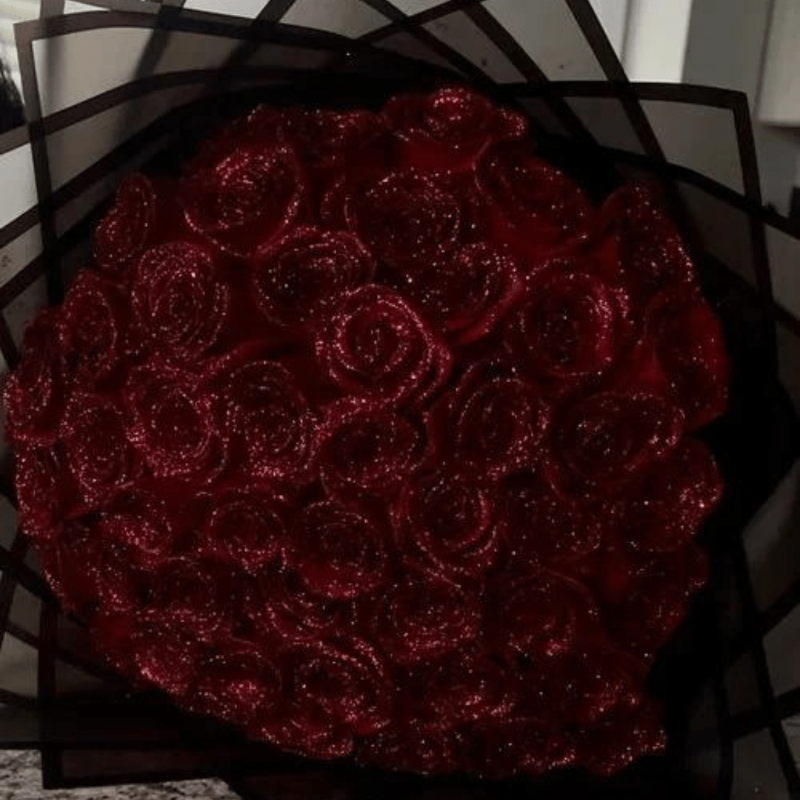 Timeless Glitter Rose for Romantic Gifts and Home Decor