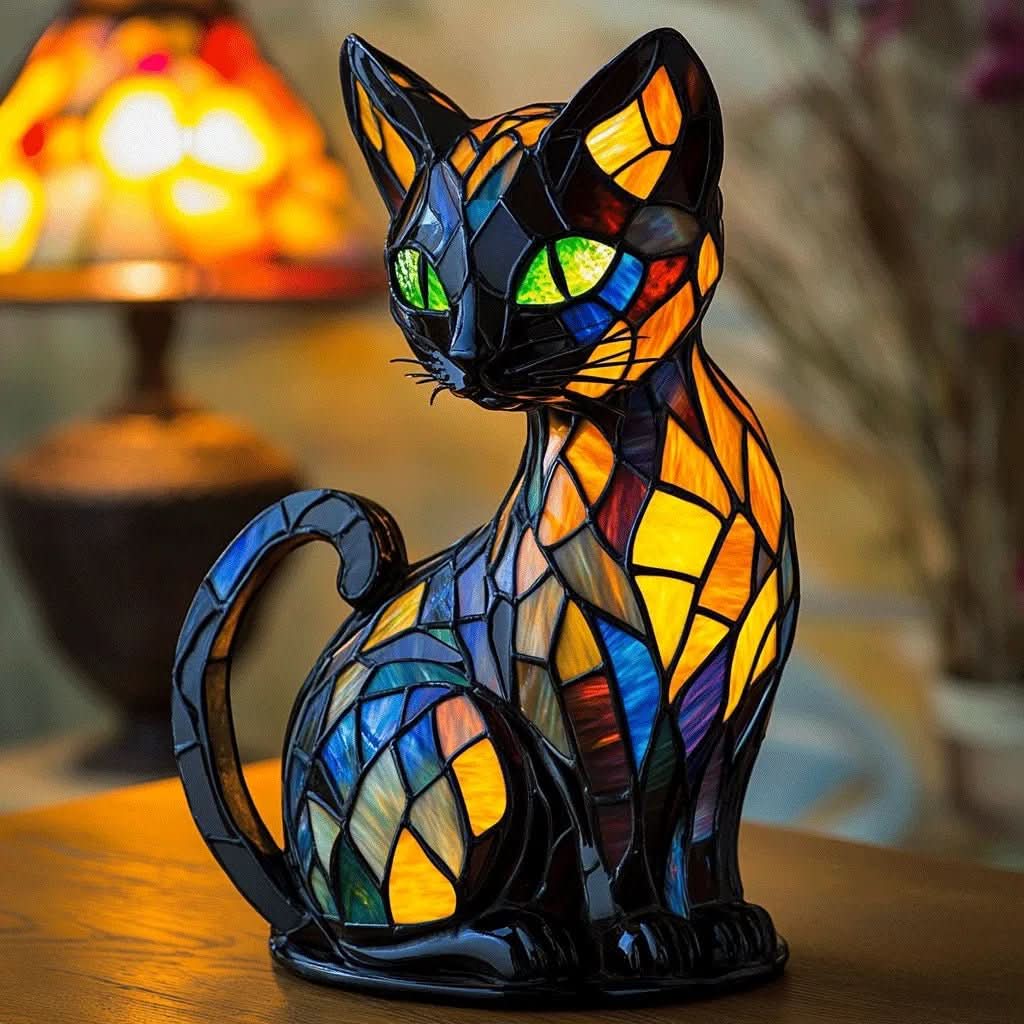 Whimsical LED Cat Night Light with Gentle Ambient Glow