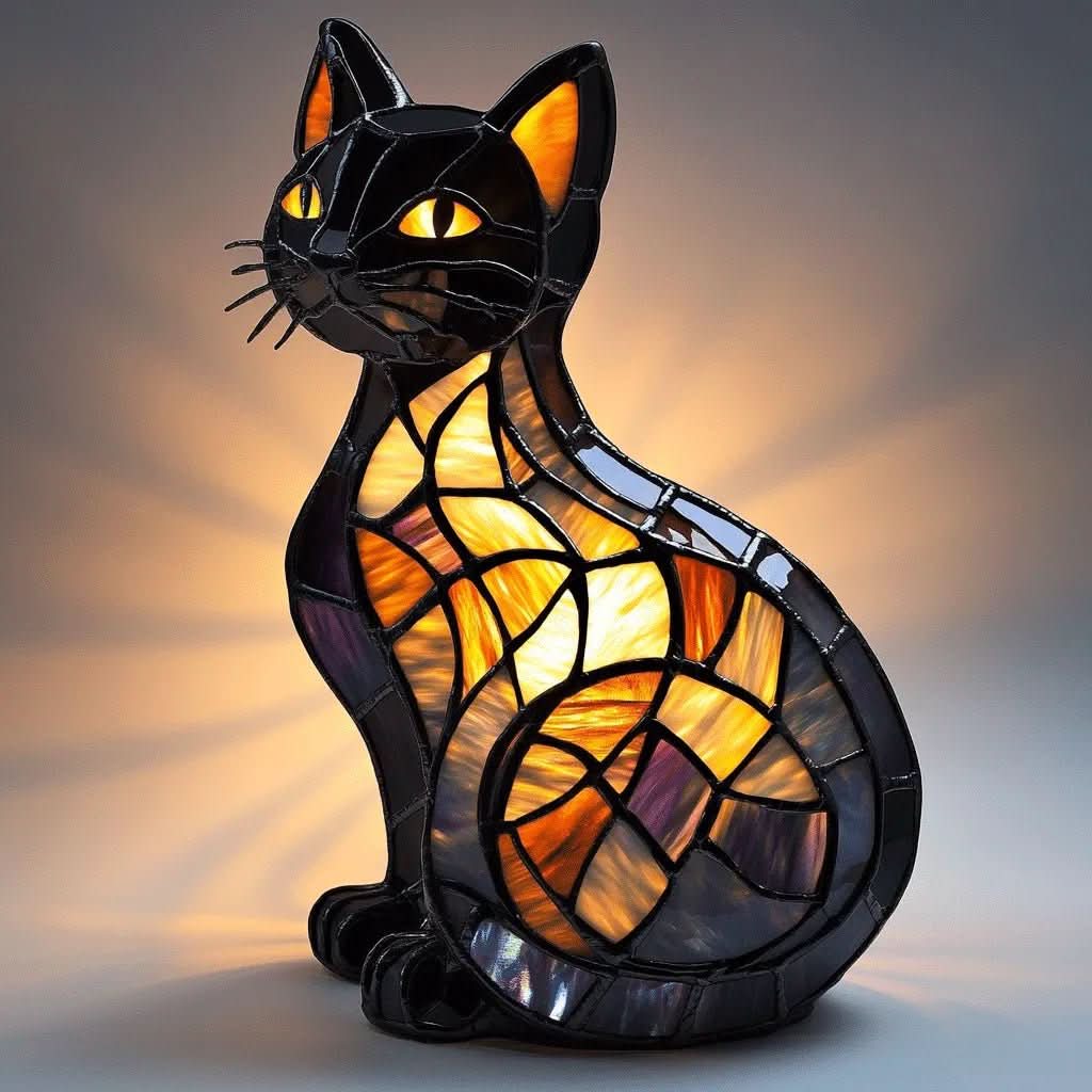 Whimsical LED Cat Night Light with Gentle Ambient Glow