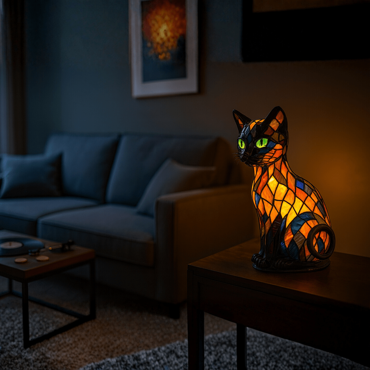 Whimsical LED Cat Night Light with Gentle Ambient Glow