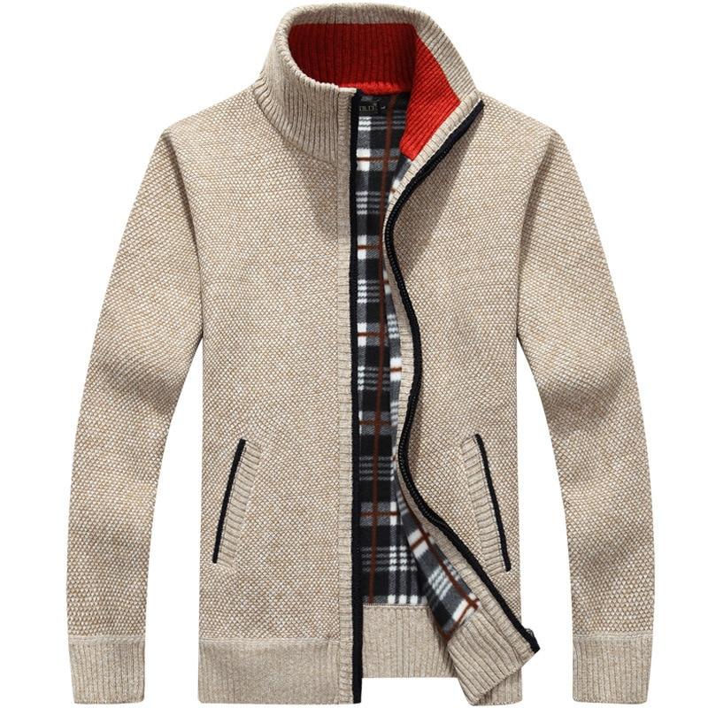 Men's Short Cardigan | Zipper