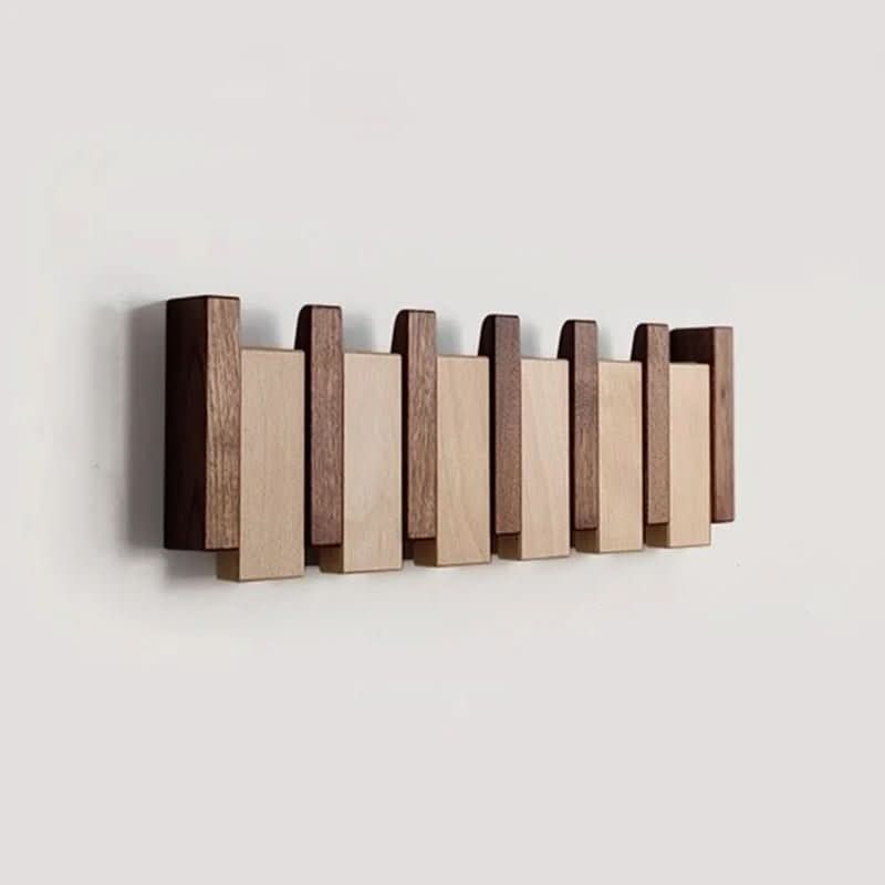 Handcrafted Piano-Style Wall Coat Rack