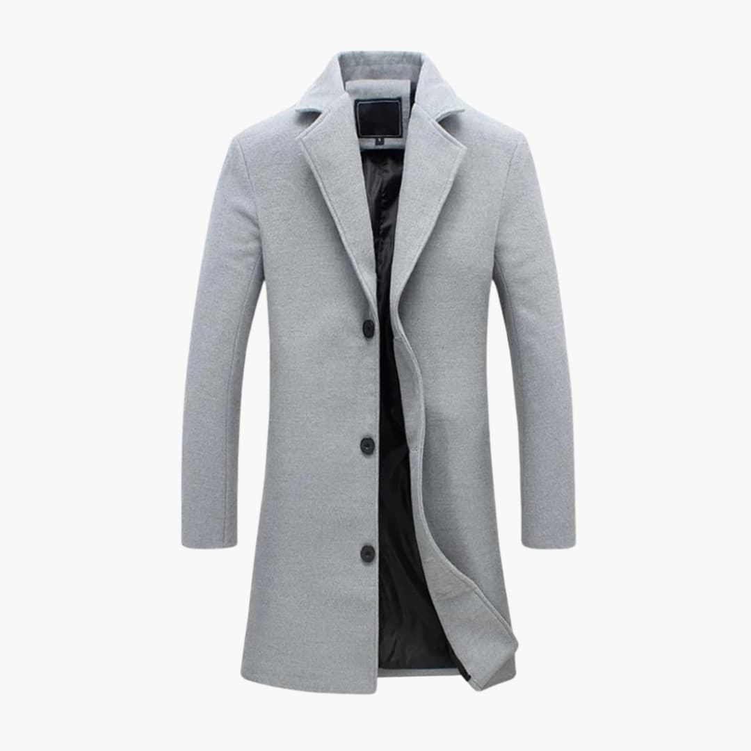 Men's Elegant Winter Coat | Long