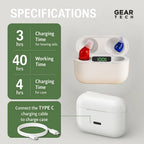 Rechargeable In-Ear Hearing Aids with Crystal Clear Sound