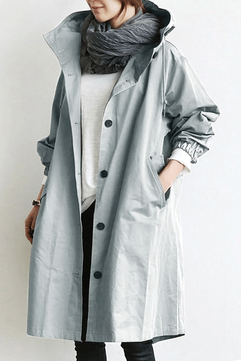 Women's Hooded Long Winter Jacket | Waterproof