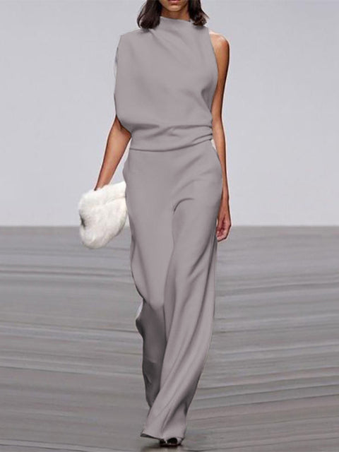 Women's Formal One-Shoulder Jumpsuit | Casual