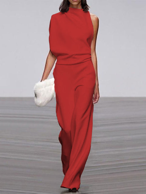 Women's Formal One-Shoulder Jumpsuit | Casual