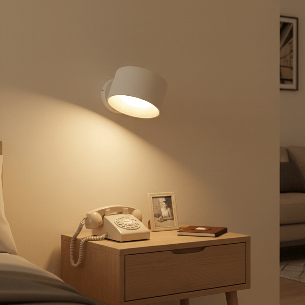 Remote-Controlled Wireless Nordic Wall Light