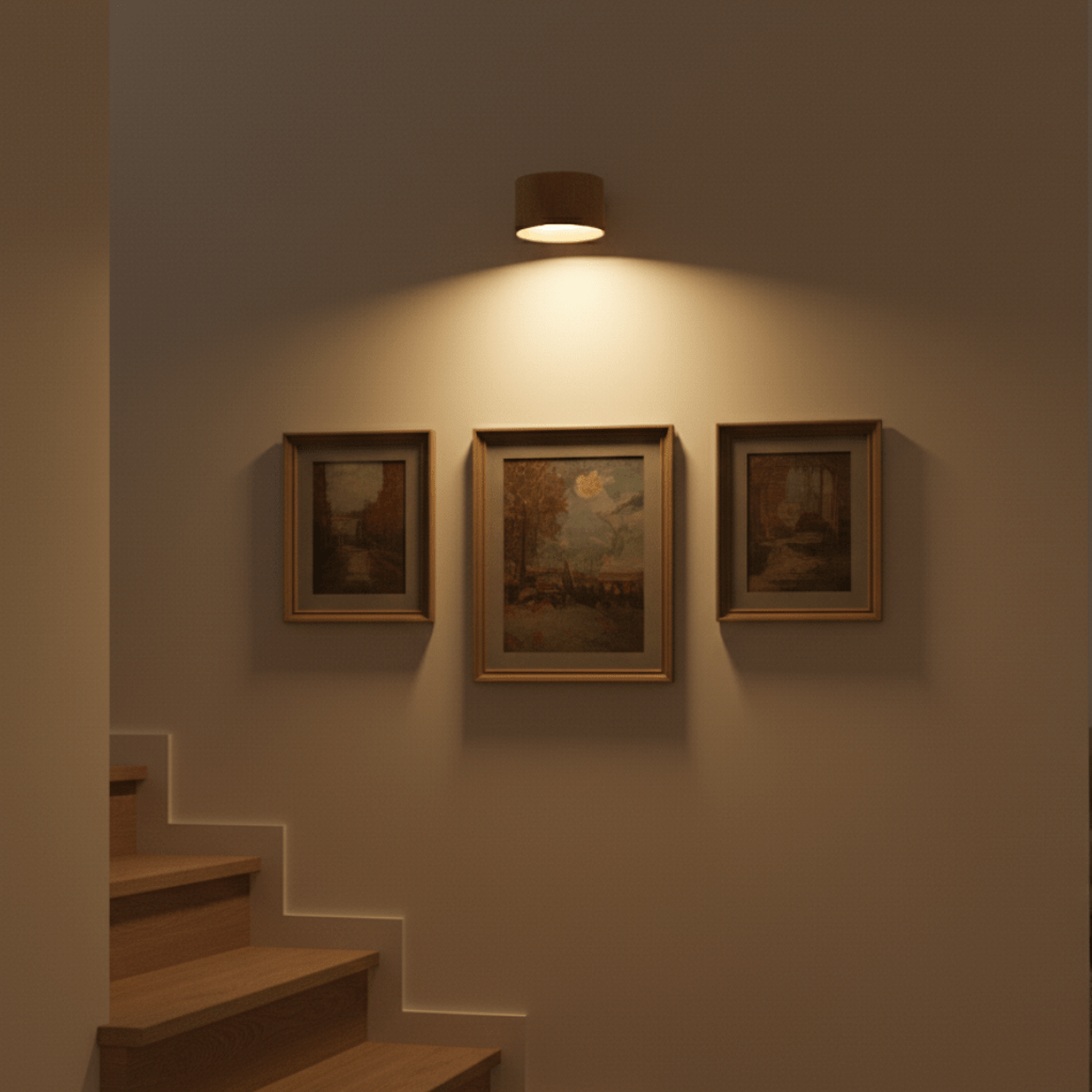 Remote-Controlled Wireless Nordic Wall Light