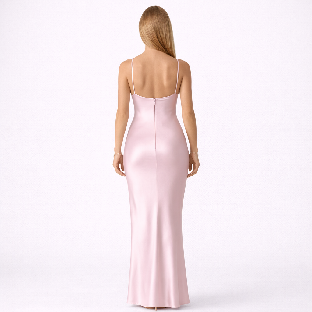 Blush Maxi Party Dress