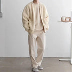 Men's Knit Winter Jacket | Short