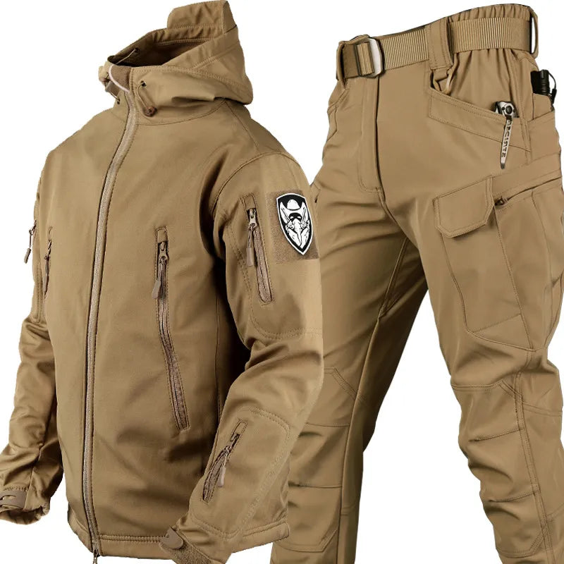 Men's Waterproof Winter Jacket and Pants | Softshell