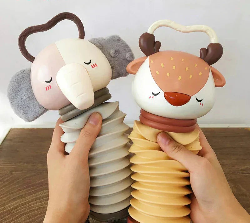 2-in-1 Baby Accordion and Rattle - Promote Sensory Development with Soothing Sounds