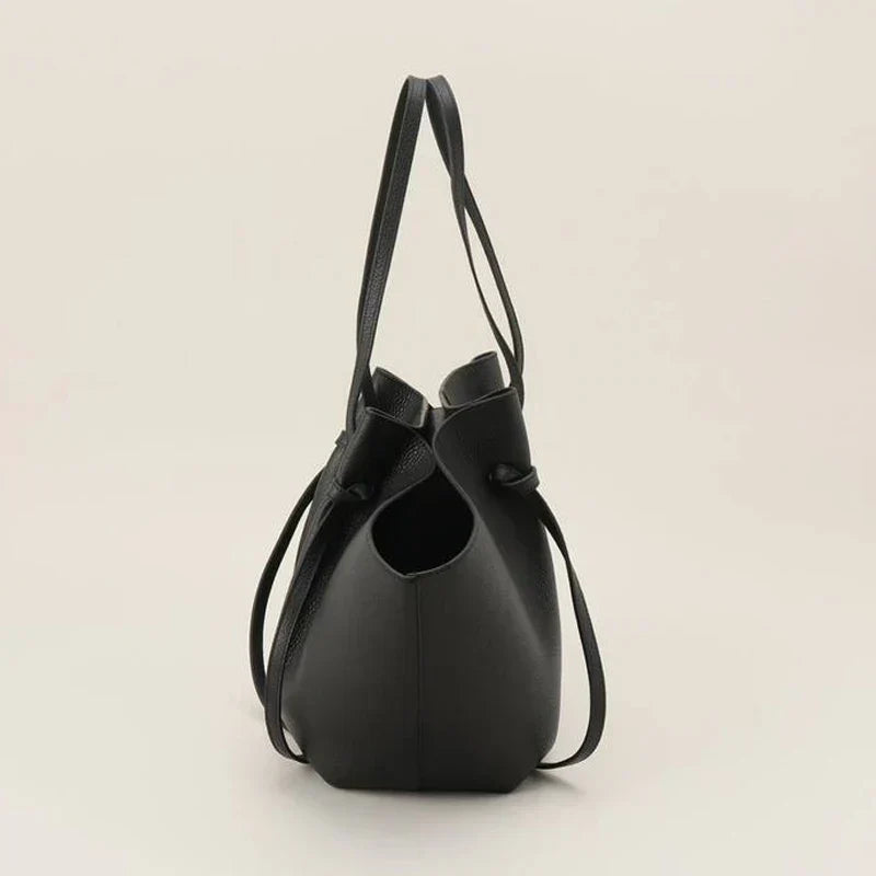 Women's Large Tote Bag | with Bow Detail and Long Handles