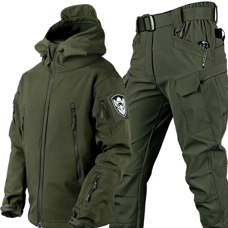 Men's Waterproof Winter Jacket and Pants | Softshell