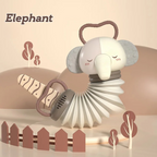 2-in-1 Baby Accordion and Rattle - Promote Sensory Development with Soothing Sounds