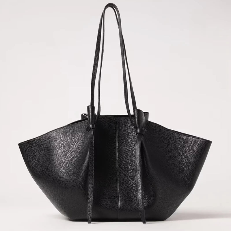 Women's Large Tote Bag | with Bow Detail and Long Handles