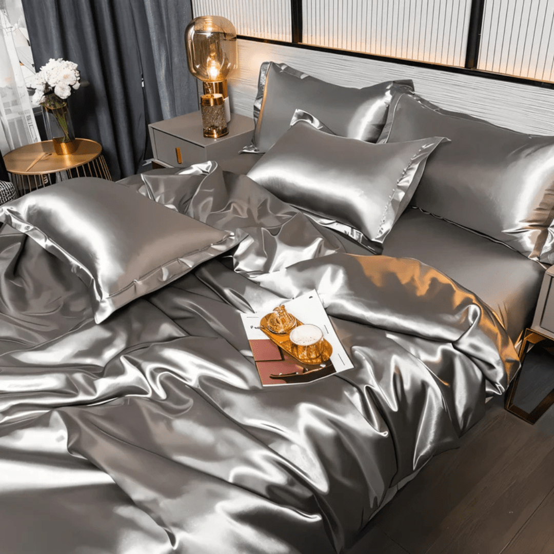 Premium Silk Bedding Set for Unmatched Comfort
