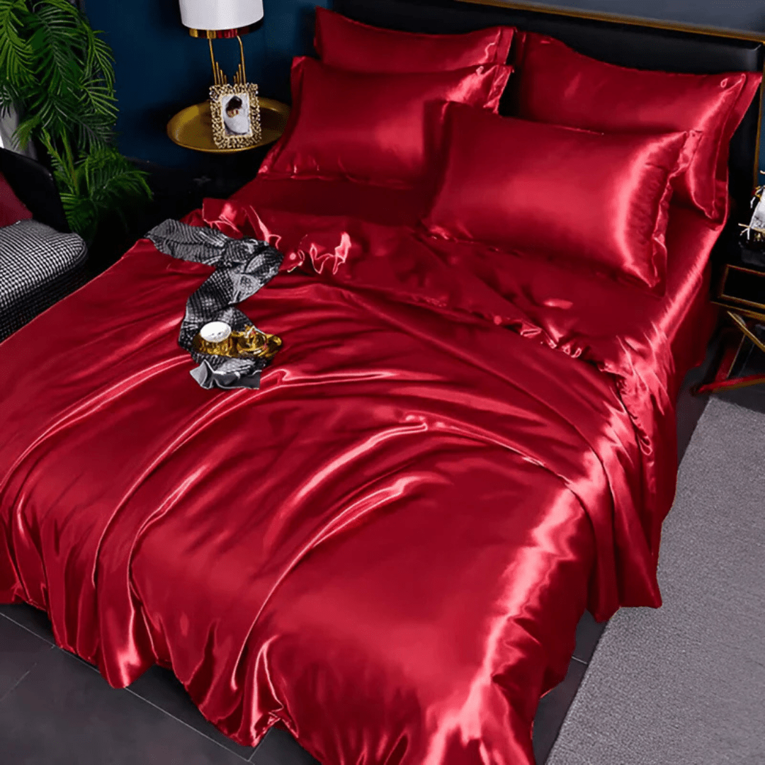 Premium Silk Bedding Set for Unmatched Comfort