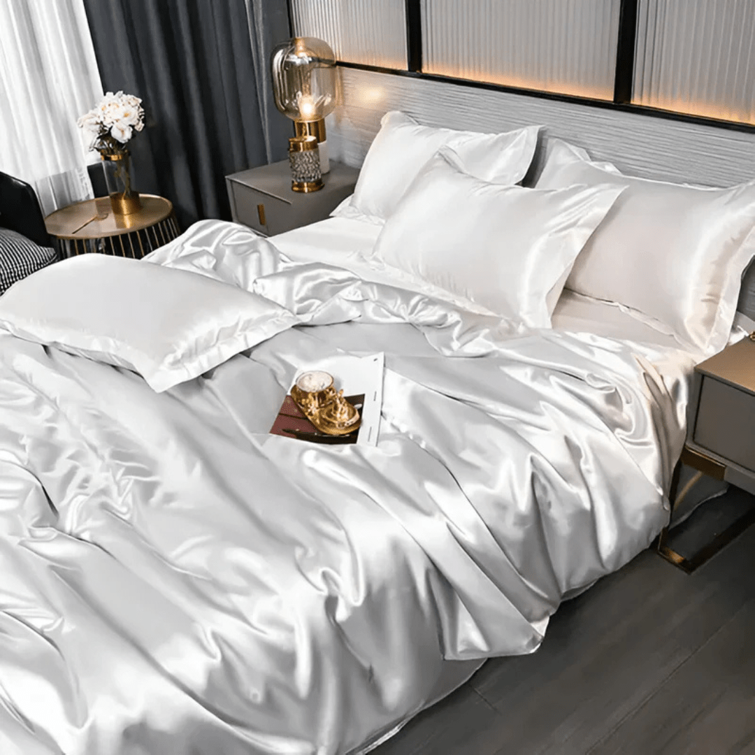 Premium Silk Bedding Set for Unmatched Comfort