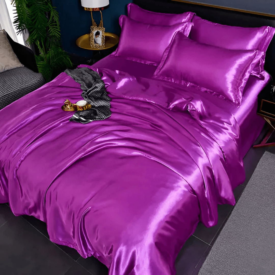 Premium Silk Bedding Set for Unmatched Comfort