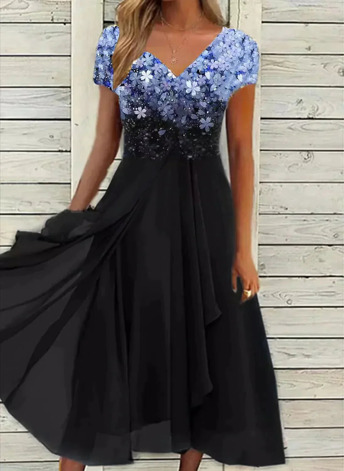 Women's Cocktail Festive Dress | Chiffon