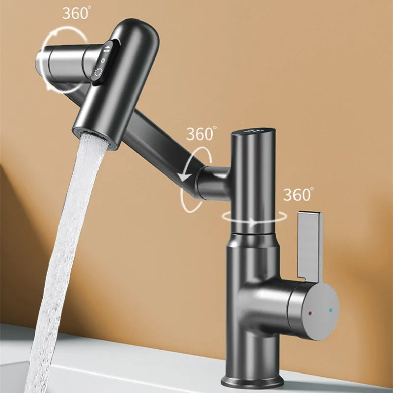 360° Smart Faucet with LED Temperature Indicator
