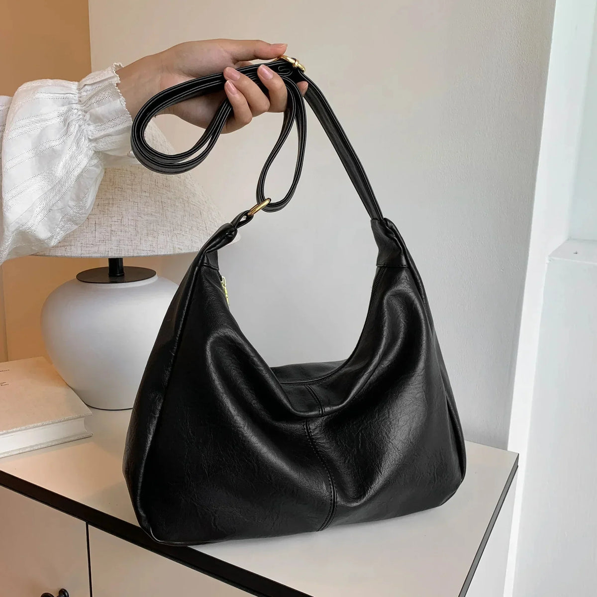 Women's Hobo-Style Handbag | Casual