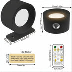 Remote-Controlled Wireless Nordic Wall Light