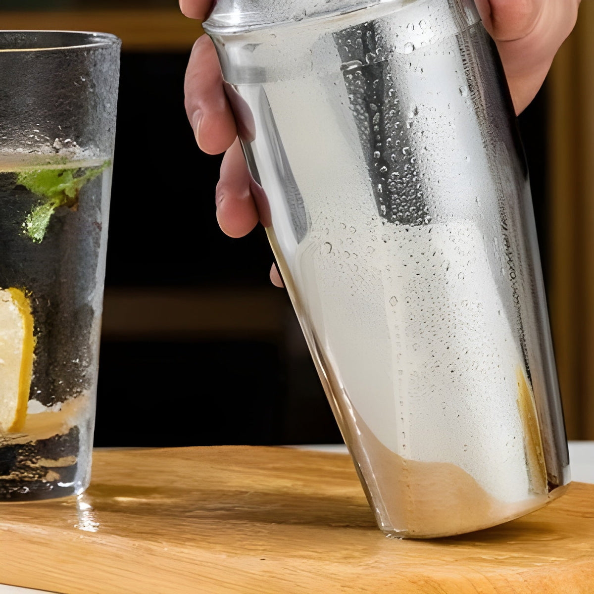10-Piece High-Quality Stainless Steel Cocktail Shaker Set – Ideal for Mixed Drinks and Gatherings