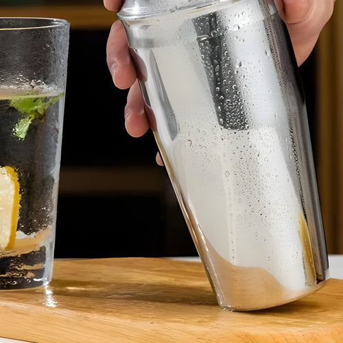 10-Piece High-Quality Stainless Steel Cocktail Shaker Set – Ideal for Mixed Drinks and Gatherings