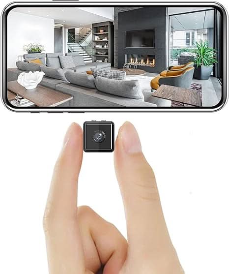 1080P Compact Security Camera with Motion Detection and Mobile App Control