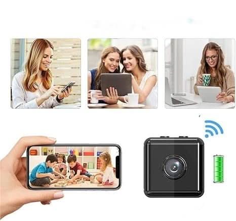 1080P Compact Security Camera with Motion Detection and Mobile App Control