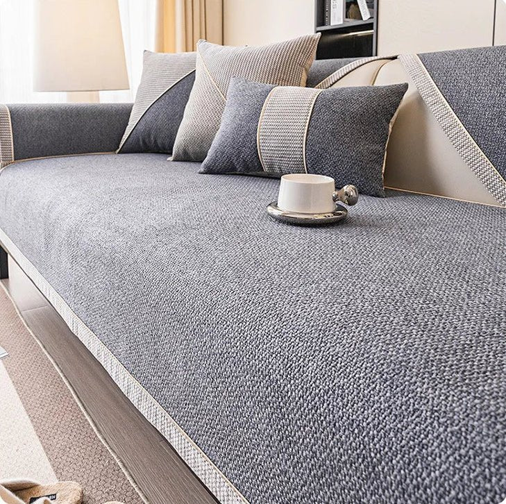 All-Season Non-Slip Cotton-Linen Sofa Cover